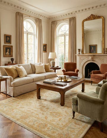 6' 8 x 9' 9 Ziegler Wool Rug