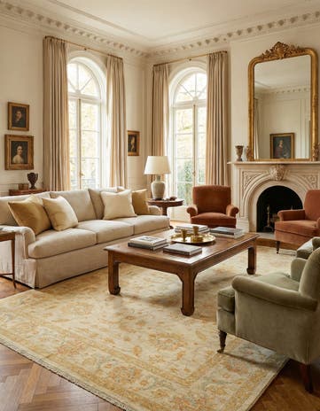 6' 8 x 9' 9 Ziegler Wool Rug