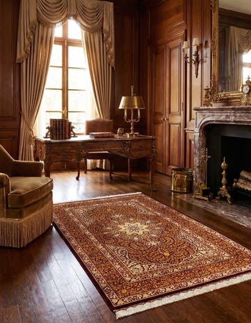 3' 2 x 5' Ghom Silk Rug