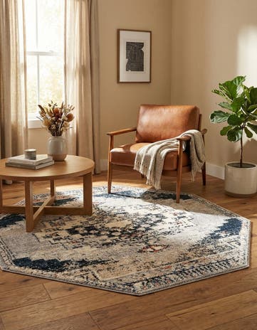 7' x 7' Tucson Octagon Rug