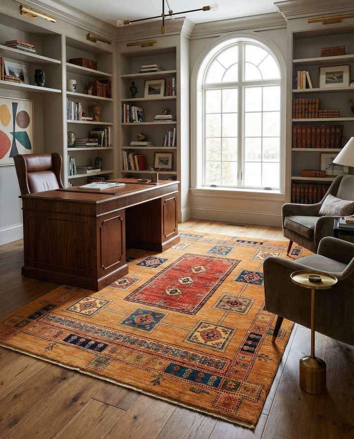 4' 10 x 7' 10 Luribaft Wool Rug