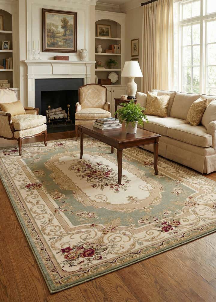 7' x 10' Classic Aubusson Rug