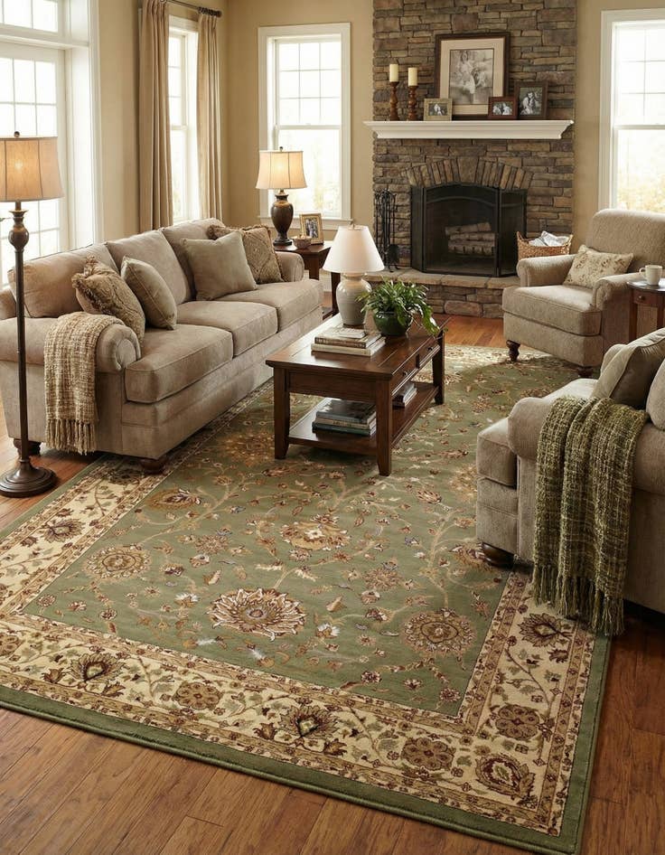 Detail image of 10' 6 x 16' 5 Classic Agra Rug