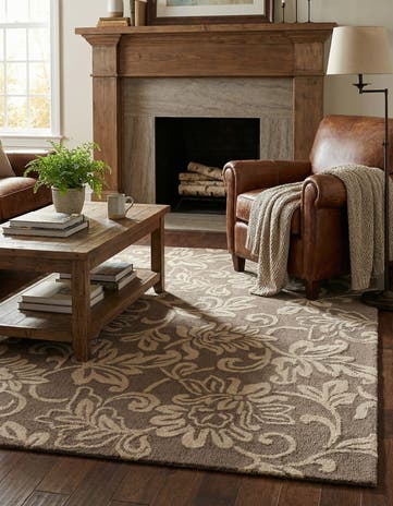 5' x 8' Agra Wool Rug