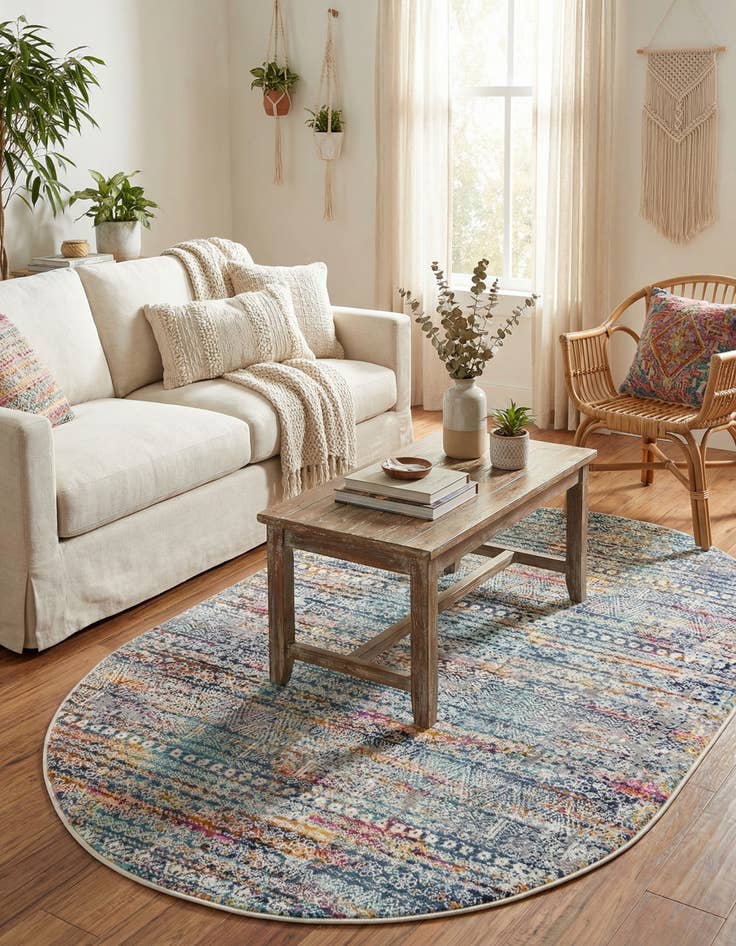 Detail image of 3' 7 x 5' 3 Malibu Oval Rug