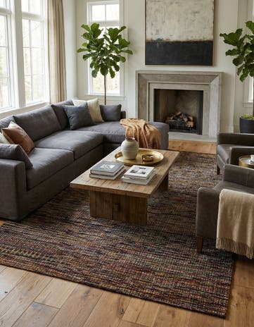 6' 2 x 10' Hand Knotted Darya Wool Rug