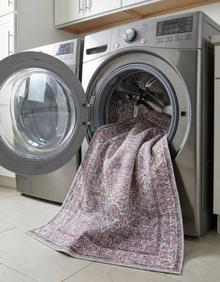 Detail image of 2' x 10'  Washable Mangata Runner Rug