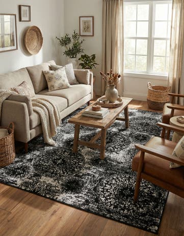 Black Monaco Rug