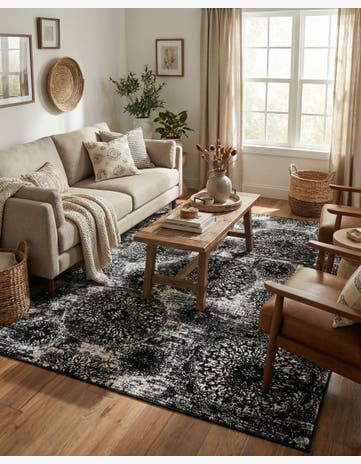 Black Monaco Rug