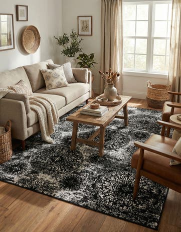 Black Monaco Rug