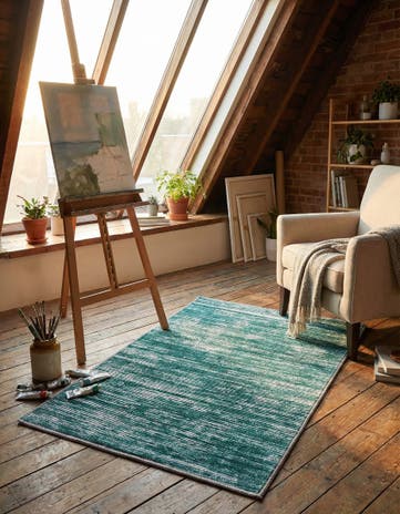 Teal Asha Rug