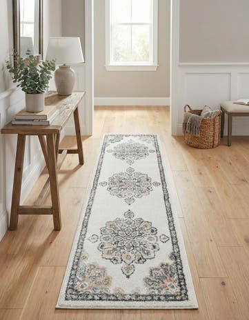Ivory Parker Runner Rug