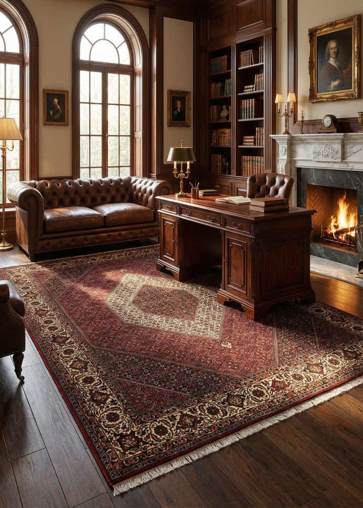 6' 7 x 8' 4 Bidjar Wool Rug