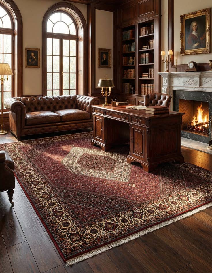 Detail image of 6' 7 x 8' 4 Bidjar Wool Rug