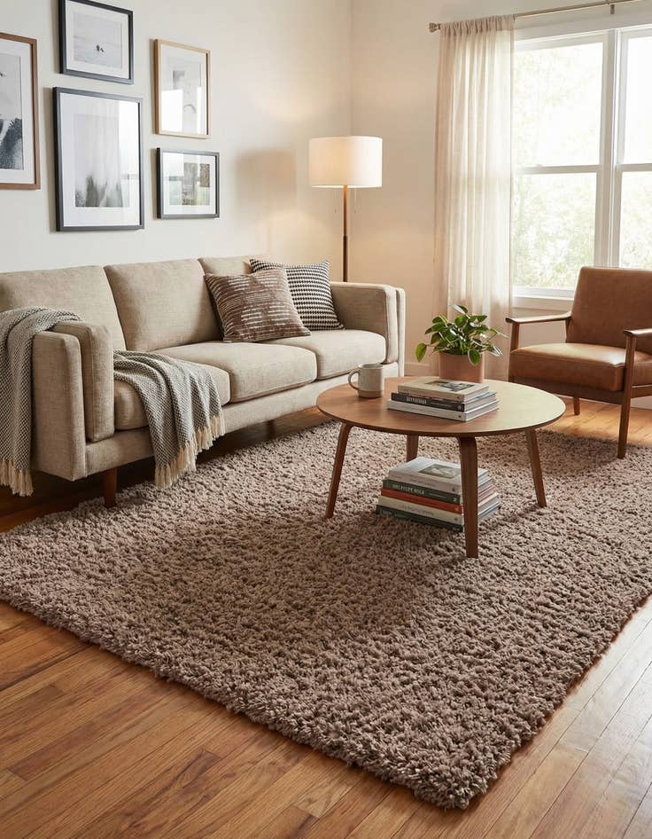 Detail image of 6' x 9' Infinity Shag Rug