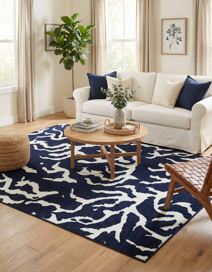 Detail image of  9' x 12'  Washable Sabrina Soto Indoor / Outdoor Rug