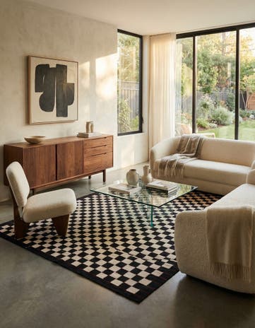 5' 8 x 7' 9 Hand Woven Kilim Modern Wool Rug