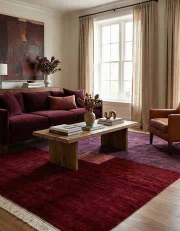 6' 4 x 9' 1 Hand Knotted Kazak Wool Rug