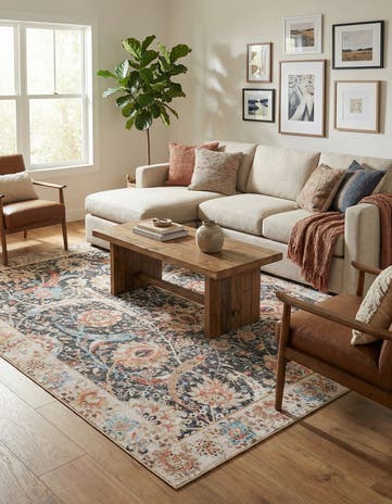 7' 10 x 10' Washable Timeless Rug