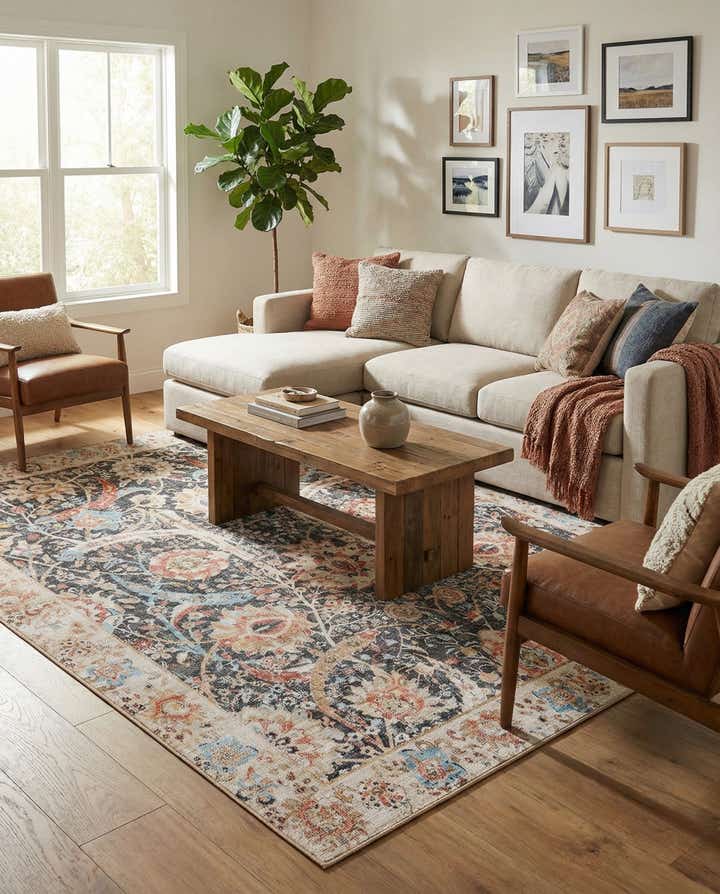 7' 10 x 10' Washable Timeless Rug