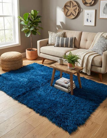 3' 6 x 5' 4 Hand Knotted Moroccan Wool Rug