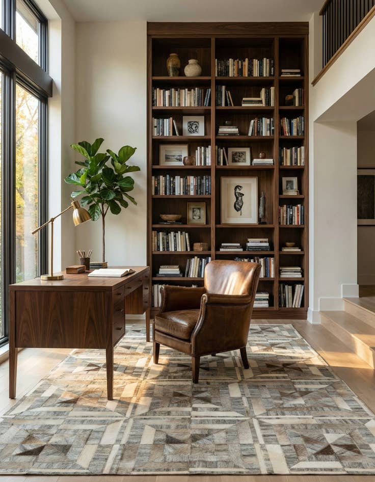 Detail image of 5' x 7' 9 Cowhide Rug