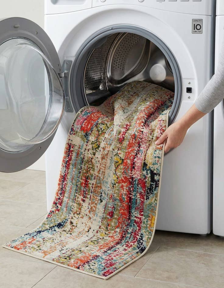 Detail image of  2' x 7'  Washable Mesa Runner Rug