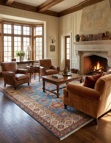 5' 7 x 8' 2 Kazak Wool Rug