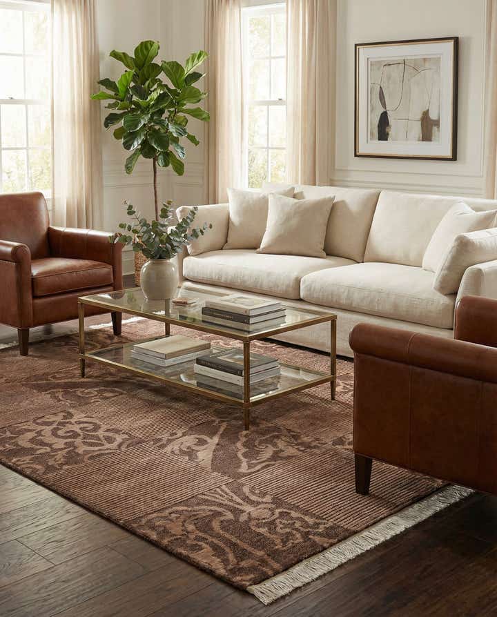 4' 10 x 6' 9 Hand Knotted Darya Wool Rug