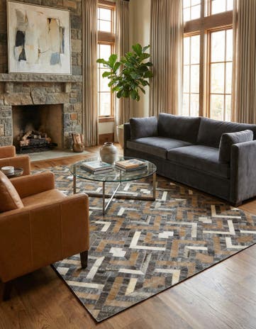 5' x 7' 9 Cowhide Rug