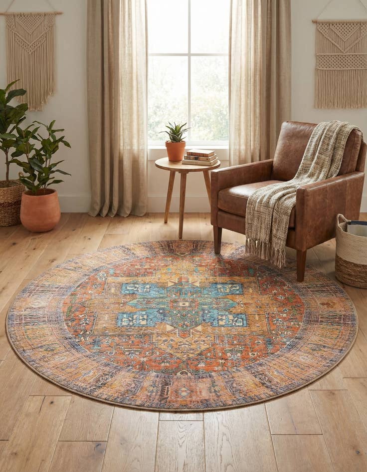 Detail image of  5' x 5' Timeless Round Rug