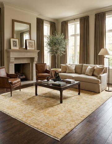 6' 7 x 9' 9 Ziegler Wool Rug