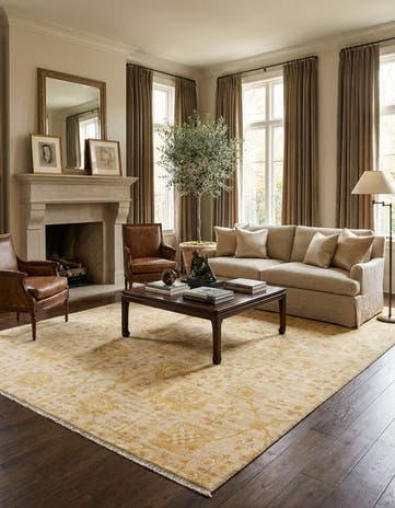 6' 7 x 9' 9 Ziegler Wool Rug