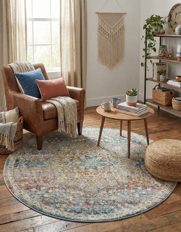 5' 3 x 5' 3 Newport Round Rug