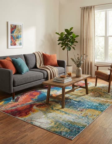 5' 3 x 8' Washable Haerfest Rug