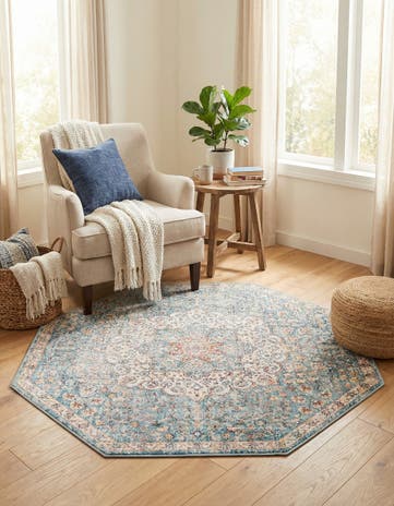 4' x 4' Newport Octagon Rug