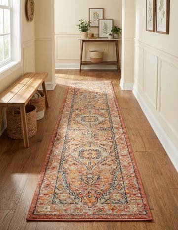 Brick Red Lola Runner Rug