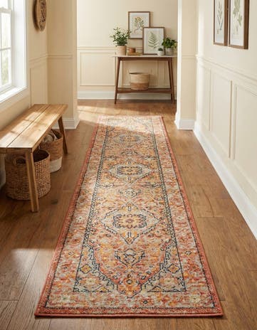 Brick Red Lola Runner Rug
