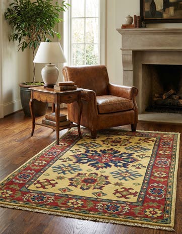 2' 8 x 4' 2 Hand Knotted Kazak Rug
