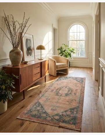 3' x 8' 8 Hand Knotted Ultra Vintage Persian Wool Runner Rug