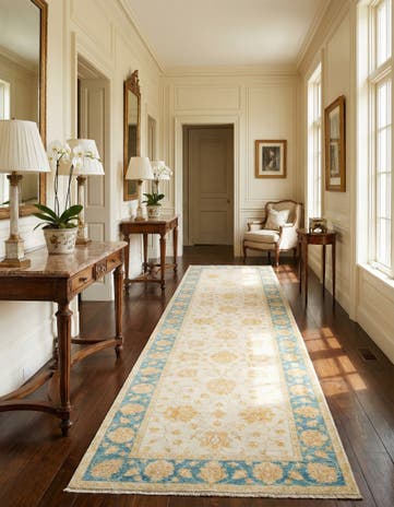4' x 13' 7 Kaizar Wool Runner Rug