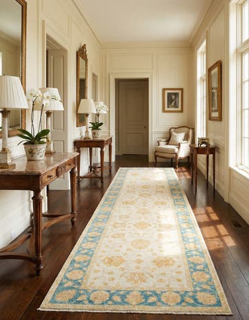 4' x 13' 7 Kaizar Wool Runner Rug