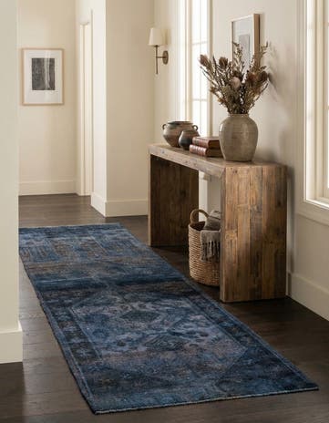 2' 6 x 8' 9 Hand Knotted Ultra Vintage Persian Wool Runner Rug