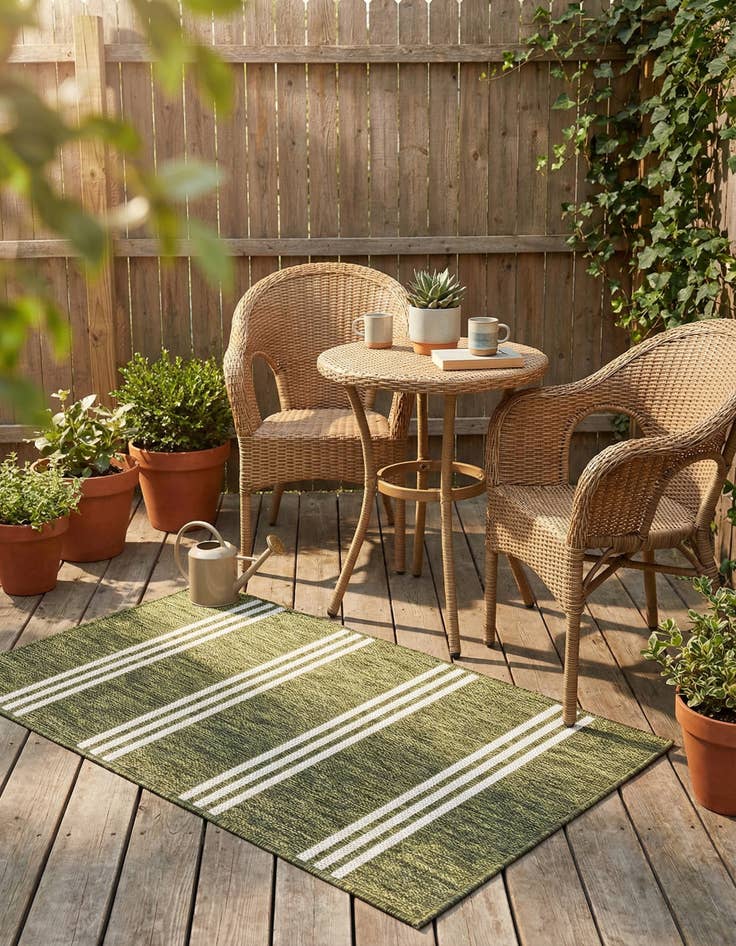 Detail image of 2' x 3' Easy-Clean Jill Zarin Anguilla Indoor / Outdoor Rug