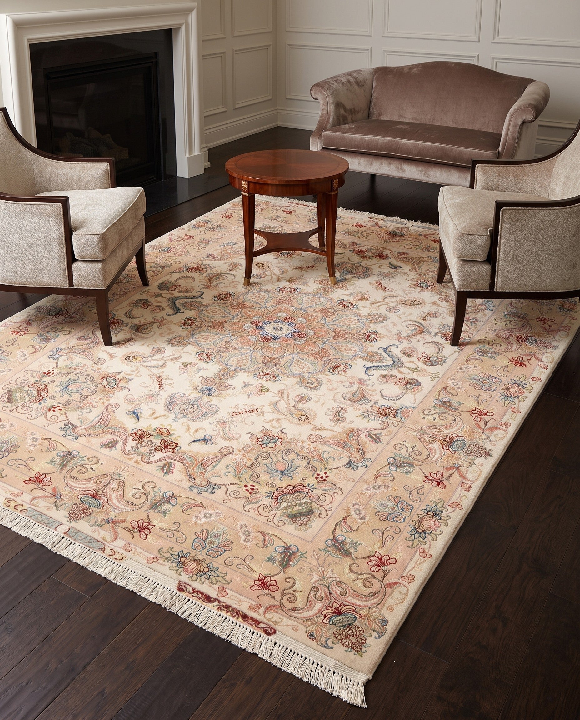 5' x 7' Tabriz Rug