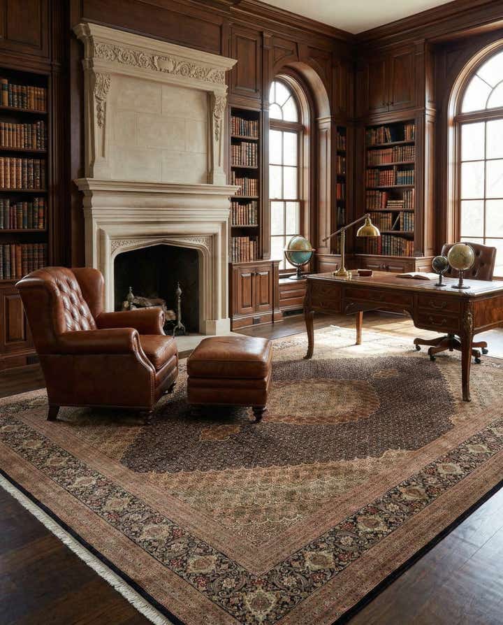 9' 9 x 13' 3 Tabriz Mahan Rug