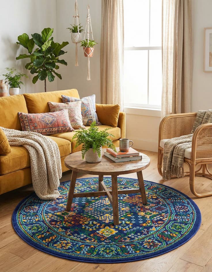 Detail image of 3' 3 x 3' 3 Calypso Round Rug