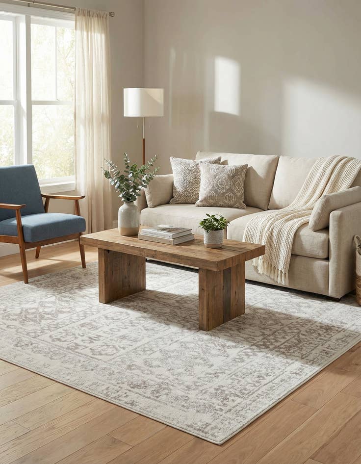 Detail image of 6' x 6' Oxford Square Rug