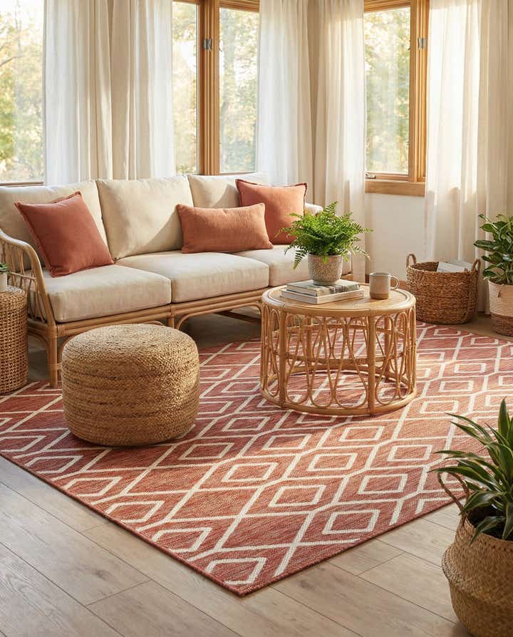 6' x 9' Easy-Clean Jill Zarin Turks and Caicos Indoor / Outdoor Rug