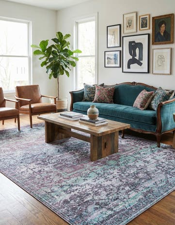 7' 3 x 10' Washable Francesca Rug